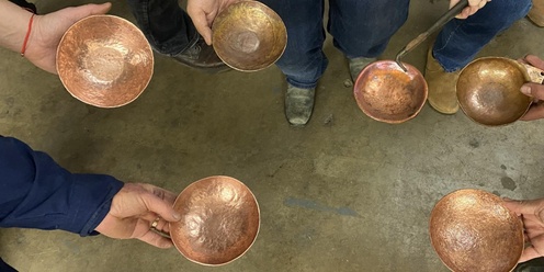 Copper Bowl Forming Workshop with Adam’s Forge