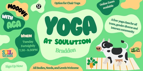 (CANCELLED) Mooove with AGA: Yoga - July 16th