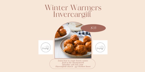 Invercargill Winter Warmer Class - Thermomix