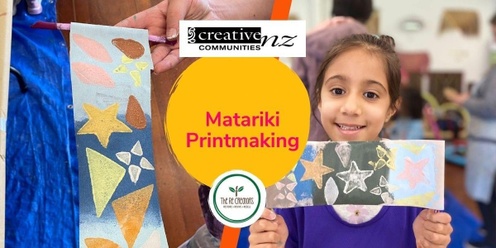 Matariki Printmaking, Mangere East Library, Thursday 18th July, 10am - 12pm