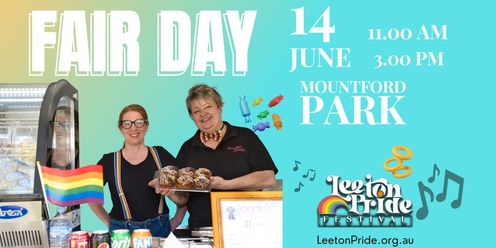 Leeton Pride Festival - Fair Day Stall Registration