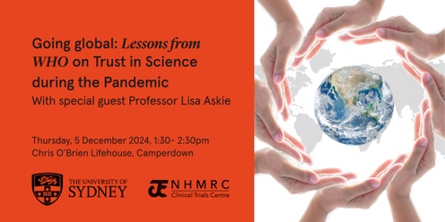 Going global: Lessons from WHO on Trust in Science during the Pandemic