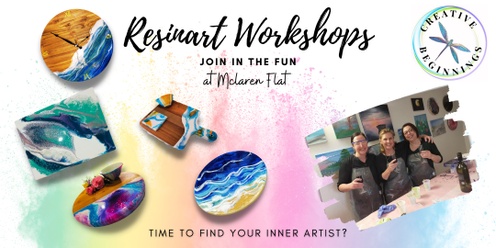 Resin Art Workshop with Kerry @CreativeBeginnings