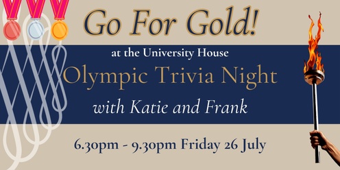 University House Olympic Trivia Night with Katie and Frank!