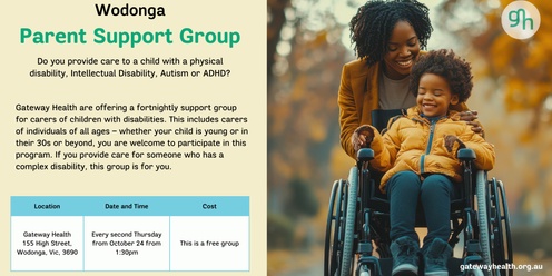 Parent Support Group | Wodonga