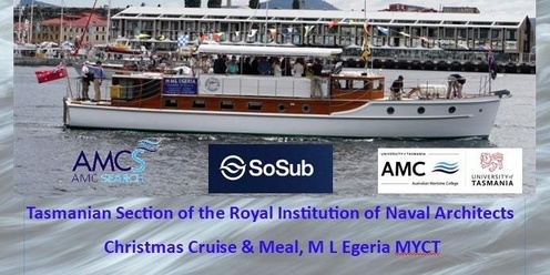 Tasmanian Section of the Royal Institution of Naval Architects  Christmas Cruise & Meal, M L Egeria MYCT