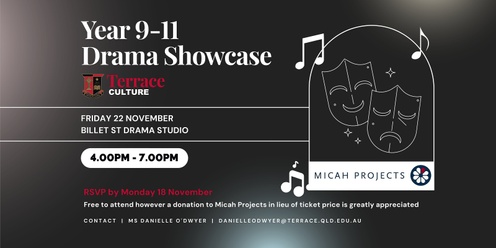 Year 9-11 Drama Showcase