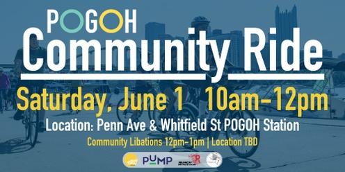 June 1st - POGOH Community Ambassador Ride