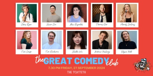 The Great Comedy Club 27 Sep