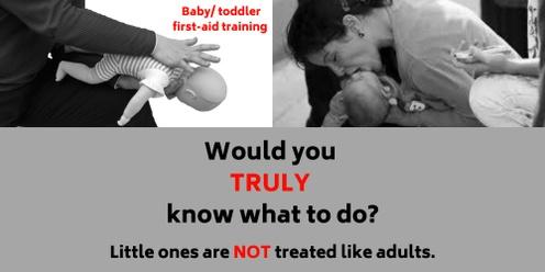 Woodvale baby/ toddler first-aid course - 19 May