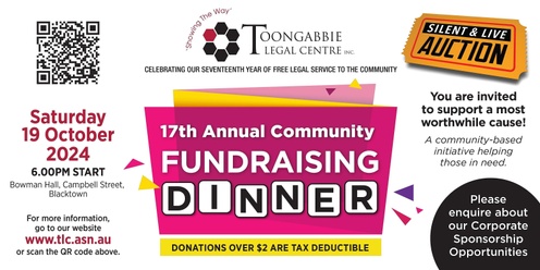 TLC 17th Annual Community Fundraising Dinner 