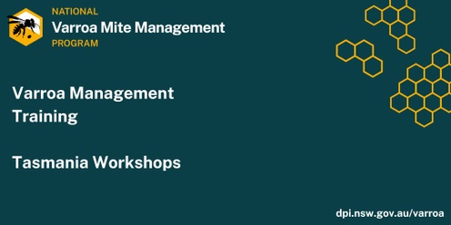 Hobart - Varroa Management Training Workshop