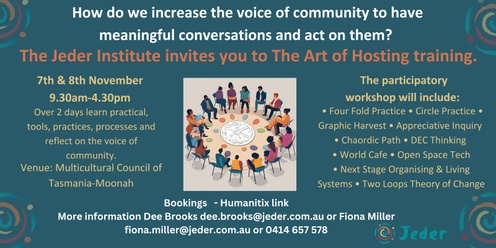 The Art of Hosting  Conversations that Matter - Tasmania