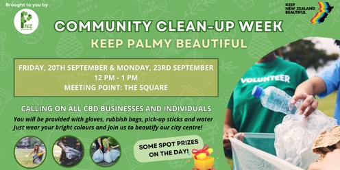 Community Clean-Up Week | Keep Palmy Beautiful