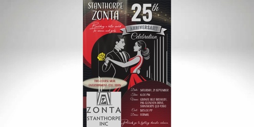 Zonta Stanthorpe 25th Anniversary Dinner Dance