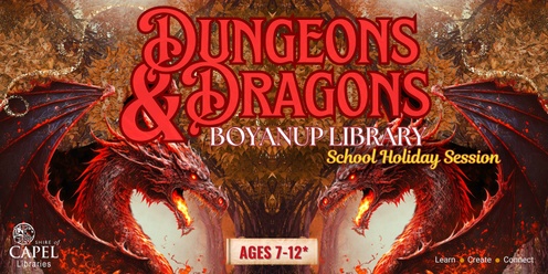 School Holiday D&D - Boyanup Library - 12 July