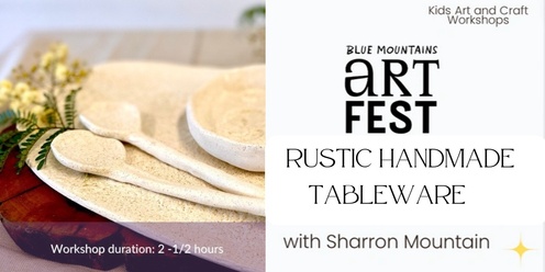 Rustic Handmade Tableware Ceramic Workshops