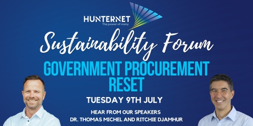Sustainability Forum - Government Procurement Reset