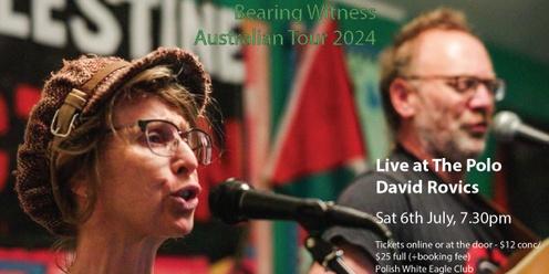 David Rovics - Bearing Witness Tour