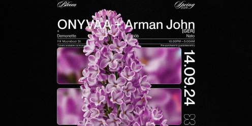 Bloom ▬ Arman John [GER] & ONYVAA [USA]