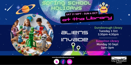 Aliens Invade @ Busselton Library