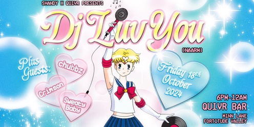 ⋆⁺₊⋆✰🌙 Shandy × QUIVR pres. DJ Luv You (Naarm) - Queer Dance Party ✨✰⋆⁺₊⋆