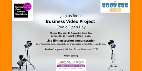 LAMNG Business Video Project - Studio Open Days