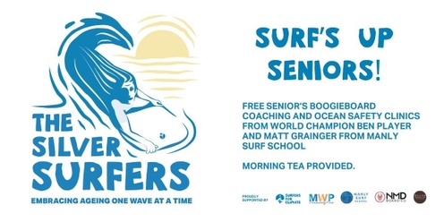 FREE Seniors Event: Silver Surfers at Manly Beach! 8th November 10am