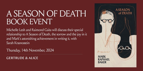 A Season of Death: Author Talk