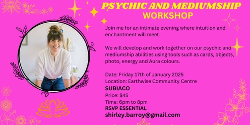 Psychic and Mediumship Workshop