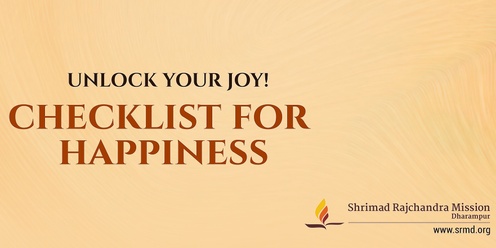 Unlock your Joy| Checklist for Happiness