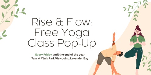 Rise & Flow: Free Yoga Class Pop-Up