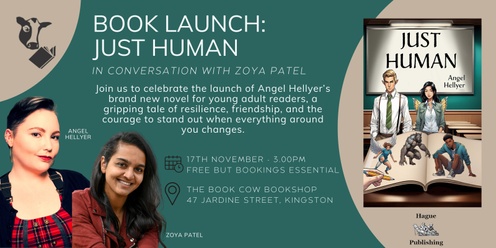 Book Launch - Just Human by Angel Hellyer