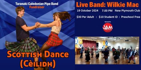 Taranaki Caledonian Pipe Band Ceilidh 19 October 2024 (Social Dance)