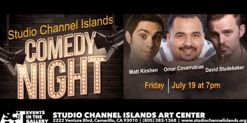 Comedy Night: Matt Kirshen, Omar Covarrubias & David Studebaker