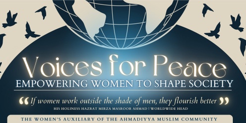 Voices for Peace: Empowering Women to Shape Society