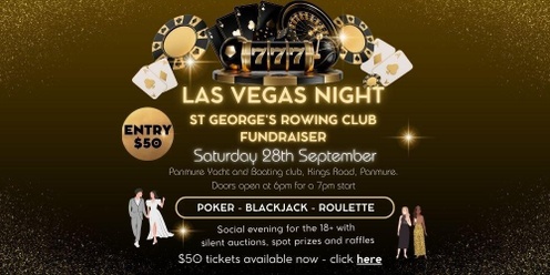 Las Vegas Night - St Georges Rowing Club Fundraiser