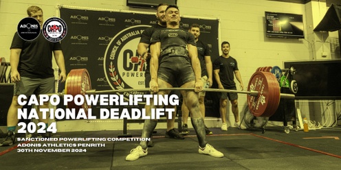 CAPO Powerlifting National Deadlift Championship