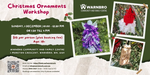 Christmas Ornaments Workshop