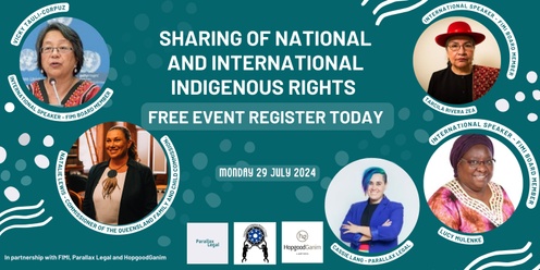 Sharing of National and International Indigenous Rights 