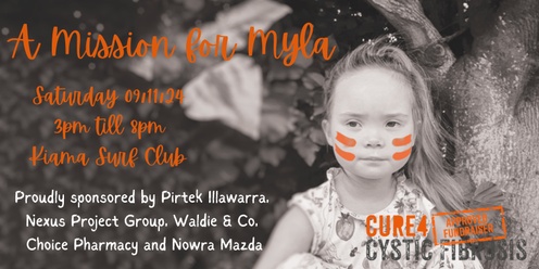 A Mission for Myla - fundraiser for the Cure4CF Foundation