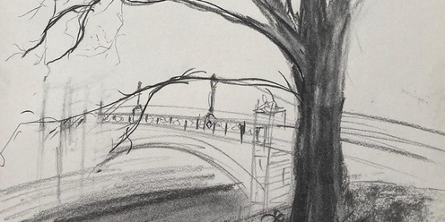 Charcoal Drawing Session - Drawing Plein Air (drawing outdoors)