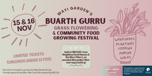 Buarth Gurru (Grass Flowering) & Community Food Growing Festival