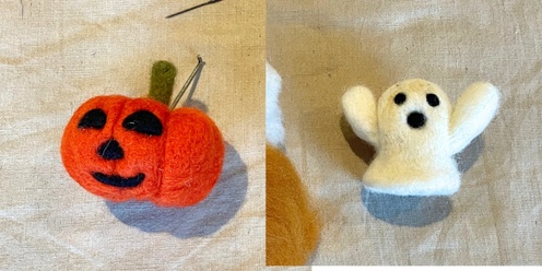 Dry Felting 101: Halloween Friends with Heather