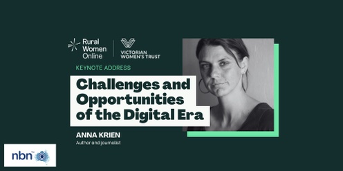 Rural Women Online | Keynote: Challenges and Opportunities of the Digital Era