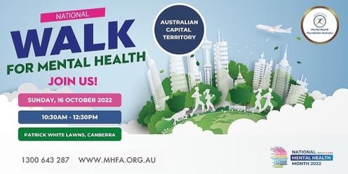 AUSTRALIAN CAPITAL TERRITORY WALK FOR MENTAL HEALTH