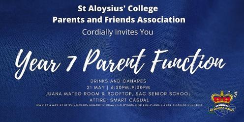 St Aloysius' College -  P&F Year 7 Parent Function