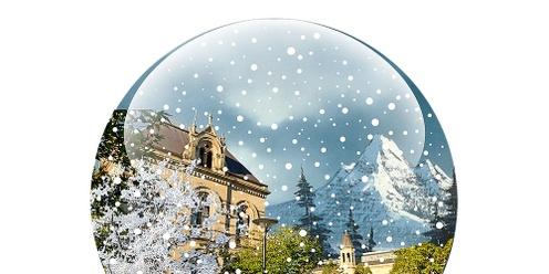 Make your own snow globe!