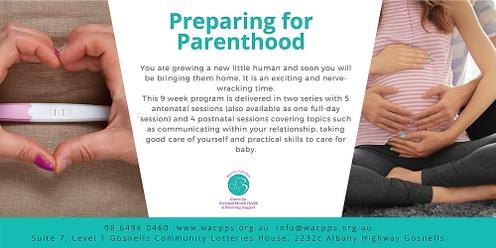 Preparing for Parenthood - Antenatal & Postnatal sessions 2022
