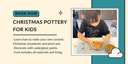 Christmas Pottery for Kids 